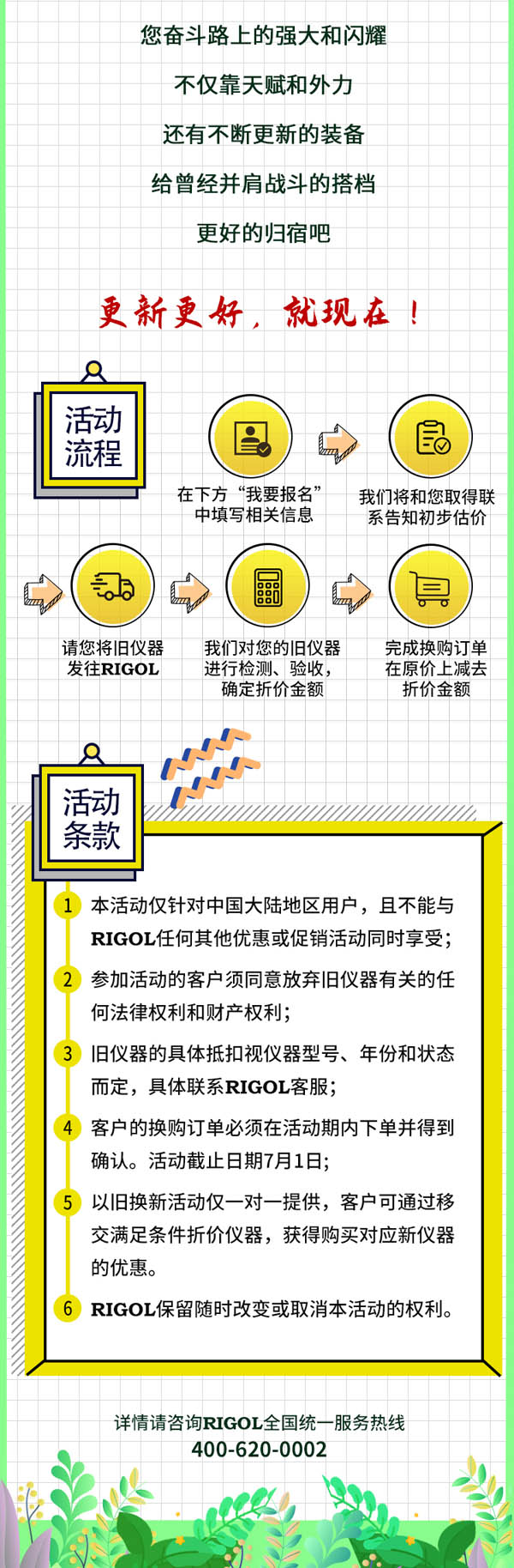 普源精電特推出“無‘疫’為報(bào)，‘儀’舊換新”的儀器換購活動(dòng)