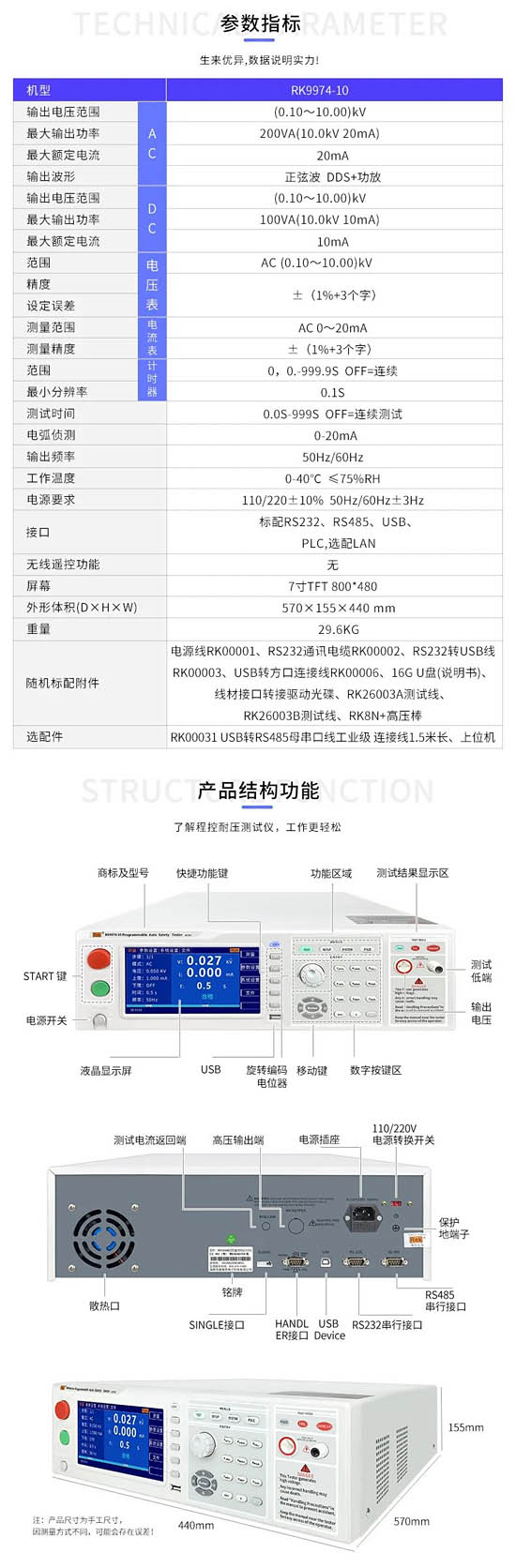 功能參數(shù)與結(jié)構(gòu)