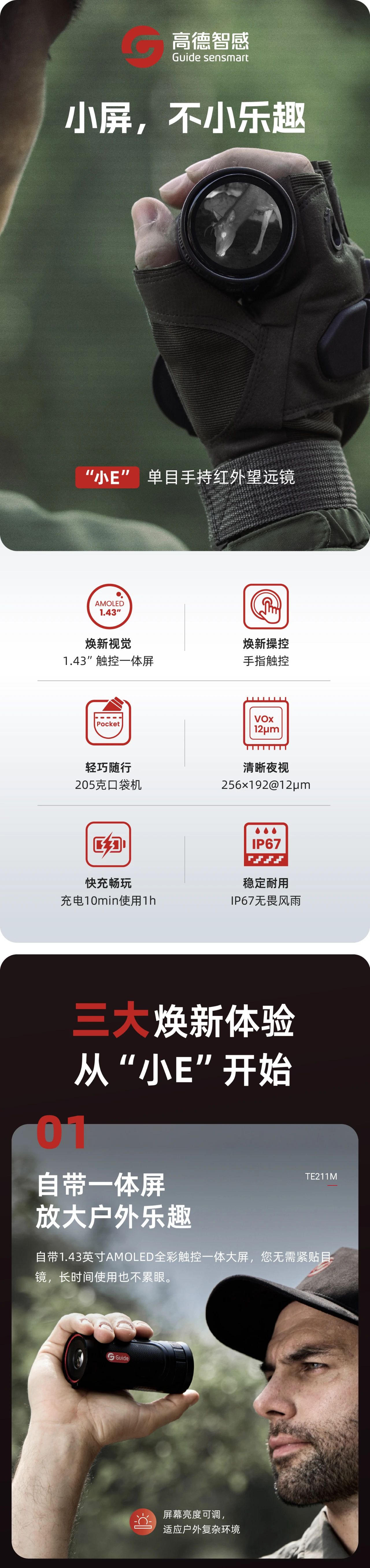 強推！高德智感新品——小E迷你夜視儀！